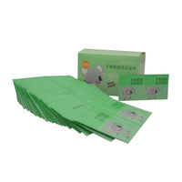 Lingettes humides en papier Watson pour nettoyage d'objectifs d'appareil photo de téléphone portable, résistantes à l'humidité, recyclables, revêtement PE, emballage en boîte de taille personnalisable