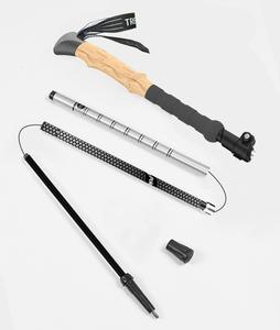 Bâton de randonnée télescopique en mousse EVA et aluminium pour la randonnée en plein air, la défense personnelle et la marche. - Product Image 5