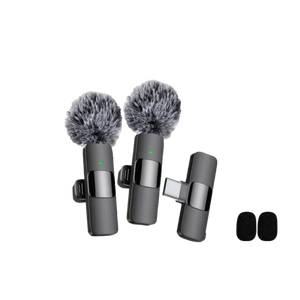 Micros-cravates sans fil avec technologie d'annulation du bruit, parfaits pour l'enregistrement vidéo de haute qualité <span class=keywords><strong>sur</strong></span> téléphones et appareils photo - Product Image 4