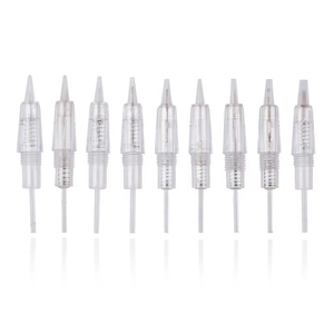 Agujas <span class=keywords><strong>de</strong></span> Cartucho Desechables <span class=keywords><strong>de</strong></span> Alta Calidad 1P 3P 5P 5F 7F para <span class=keywords><strong>Micropigmentación</strong></span> con Dispositivo <span class=keywords><strong>de</strong></span> Microblading - Product Image 1