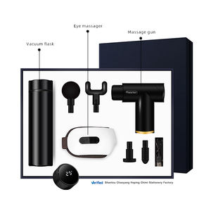 Frasco de vacío corporativo de lujo personalizado al por mayor + masaje ocular + pistola de masaje conjunto de regalo de negocios - Product Image 2