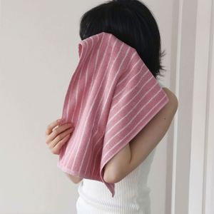 Toalla de algodón a rayas para el hogar, altamente absorbente, con logotipo personalizado, paño de limpieza suave y transpirable, toalla de baño de lujo - Product Image 4