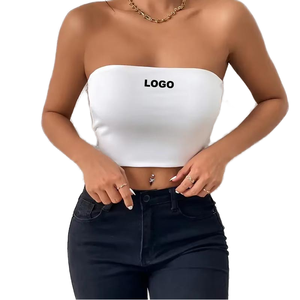 Top Sportivo da Donna Personalizzato Senza <span class=keywords><strong>Spalline</strong></span>, Leggero, Traspirante, ad Asciugatura Rapida, per Yoga, Pilates, Allenamento e Fitness - Product Image 1