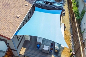 Waterproof Outdoor <b>Shade</b> <b>Sail</b> Patio Garden Sunshade <b>Sail</b> Pool Side <b>Sun</b> Awning Canopy - Product Image 1