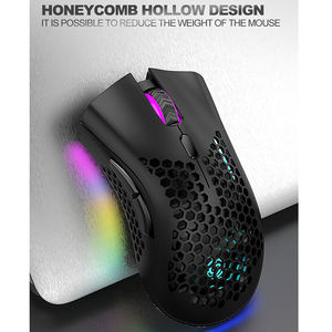 Ratón para Juegos K-<span class=keywords><strong>SNAKE</strong></span> BM600 Ligero para Portátiles, Color Rosa, RGB, Diseño de Panal, USB, Inalámbrico - Product Image 6