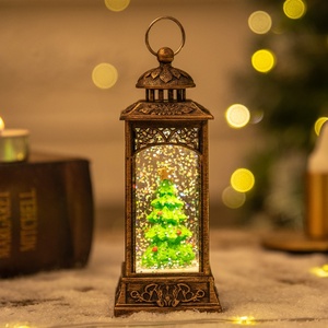 Luces Cuadradas de Navidad, Luces de Cristal, Luces de Papá <span class=keywords><strong>Noel</strong></span>, Decoraciones para Fiestas Navideñas, Adornos para Regalos de Navidad - Product Image 5