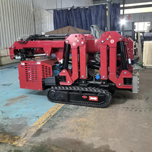 P-801 ZMT 3T 5 Ton 10 Ton diesel Mini <span class=keywords><strong>Spider</strong></span> Crane beton dengan Remote Auger Man keranjang mengangkat Pria - Product Image 4