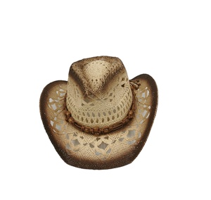 2023 nouveau style de haute qualité meilleure vente Vintage blanc crémeux marron rouge fête Wester Cowboy chapeau - Product Image 1