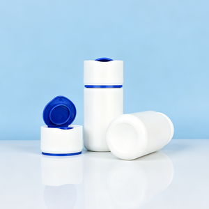 Envase Redondo de HDPE para Suplementos, con Tapa de Rosca, Logotipo Personalizado, para Suplementos Dietéticos - Product Image 3