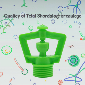 Micro-asperseurs rotatifs à 360 degrés avec filetage mâle de 1/2 pouce, en plastique vert, pour l'arrosage des jardins, des pelouses, des légumes et des fleurs - Product Image 3