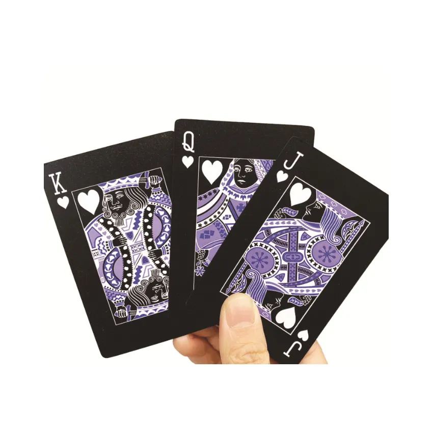 PVC populer Pokers karakter besar dan kecil Texas Poke r bahan kartu PVC poker plastik buram tahan air