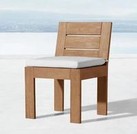 Nachhaltiges Massives Teakholz Outdoor-Esszimmer-Set für Luxus-Villengärten und Zeitgenössische Resort-Hotel-Terrassen
