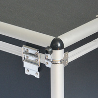 Boîte à outils en alliage d'aluminium, étui pour instruments, vitrine d'équipement, boîte à code, valise de rangement, flight case personnalisé, portable, en ABS