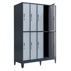 Armoire casier métallique, mobilier commercial, casier extérieur en métal pour école, casier de rangement 9, 12, 15, 18, 24 portes, casier de gym à vendre - Product Image 5