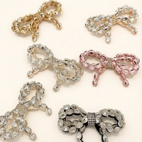 Boucles de chaussures en strass de haute qualité en gros, décorations en alliage métallique, accessoires de garniture pour chaussures DIY, OEM