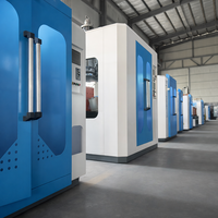 Máquina de Moldeo por Soplado Totalmente Automática CE80, Máquina para Fabricar Botellas de HDPE, Fabricante de Bidones y Garrafas de 5-20L