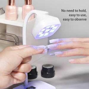 Lampe UV sans fil portable rechargeable pour ongles avec logo personnalisé, mini lampe UV LED sans contact pour ongles, marque privée - Product Image 2