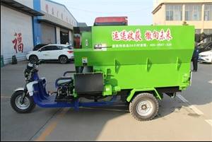 Cina fabbrica diretta camion elettrico di alimentazione spargitore per le aziende zootecniche-5m ³ capacità - Product Image 5