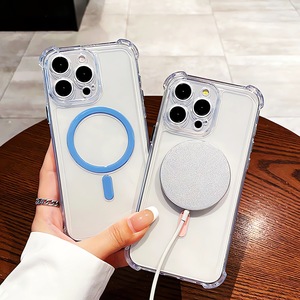 Funda para <span class=keywords><strong>iPhone</strong></span> 17, Totalmente Transparente con Protección en las Esquinas, Compatible con Carga Inalámbrica, Apta para <span class=keywords><strong>iPhone</strong></span> 16, 15, 14, <span class=keywords><strong>13</strong></span>, 12, 11 - Product Image 1