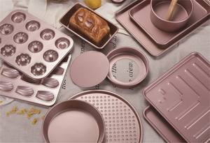 Lot de 3 moules à gâteaux antiadhésifs pour donuts, tartes, <span class=keywords><strong>grand</strong></span> moule en acier en forme de diamant, utilisé pour la pâtisserie, 4 moules longs - Product Image 2