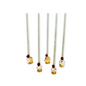 Guirlande suspendue classique indienne en métal, motif floral blanc, porte-bougie chauffe-plat, lanterne artisanale, décoration lumineuse pour bureau - Product Image 4