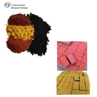 Poudre chimique, oxyde de fer orange, pour bloc pavé, couleur aléatoire