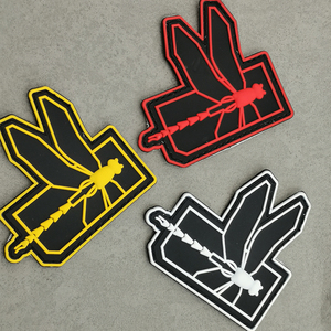 Chiến Thuật Pvc Động Vật Con Chuồn Chuồn Côn Trùng Mô Hình Vui Nhộn Vá May Trên Túi Công Cụ Vai May Nhãn Vá Cho Đồng Phục Phù Hợp Với - Product Image 6