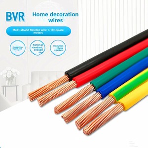 Vente directe usine Chine ZC-BVR 1 15 25 4 6 mm Fil de cuivre toronné ignifuge standard national pour usage domestique - Product Image 4