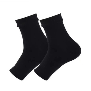 Chaussettes de compression ouvertes à la cheville pour la course à <span class=keywords><strong>pied</strong></span>, antidérapantes en coton/polyester pour jeunes adultes, idéales pour l'export. - Product Image 5