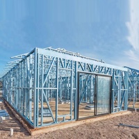 Villas préfabriquées de luxe sécurisées, écologiques, imperméables, à ossature légère en acier - Design moderne, anti-corrosion, résistant au feu