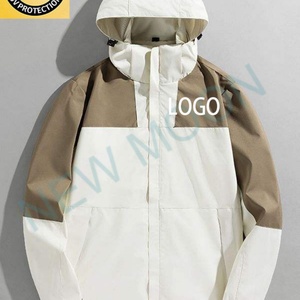 Custom UPF50+ Men's Windbreaker Causal Lightweight Windproof <b>Jacket</b> Drawstring <b>Zipper</b> Rainproof Camouflage Windbreaker <b>Jacket</b> - Product Image 4