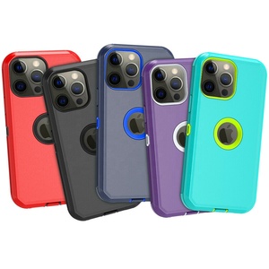 Vente en gros de coques de téléphone pour <span class=keywords><strong>13</strong></span> Pro Max, protection intégrale 360°, antichoc, TPU+PC, coque de protection robuste, design sportif, couleurs variées - Product Image 1