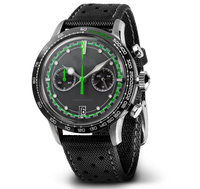Reloj de Pulsera para Hombre, Cronógrafo de Acero Inoxidable, Estilo Vintage, Automático, de Cuarzo, Marca Trend OEM