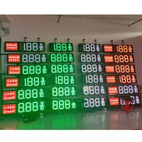 LED PCB prix du gaz panneau d'affichage de signalisation avec LED IP65 extérieur pour LED changeur de prix du gaz