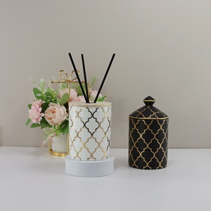 Nhà Máy Cung Cấp Trực Tiếp Nhà Hương Liệu Trang Trí Bền Thay Thế Cá Nhân Trắng Gốm Reed Khuếch Tán Với Bao Bì - Product Image 1