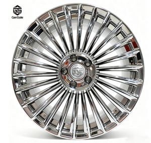 <span class=keywords><strong>ล้อ</strong></span>แม็กซ์รถยนต์หรูรุ่นใหม่ Gensole ขนาด 18 19 นิ้ว สีไฮเปอร์ซิลเวอร์ ผิวสัมผัสแบบพ่นสี 5 รู ขอบล้อฟอร์จ พร้อมรับประกัน<span class=keywords><strong>สิบ</strong></span>ปี - Product Image 2