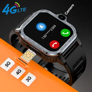 M JUNIU PGD montre intelligente 2.03 pouces écran 16G/64G ROM stockage Wifi double caméra carte SIM IP67 fréquence cardiaque 4G Android Smartwatch hommes