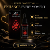 Climaxhour Blissful Drops, améliorant le désir sexuel féminin, herbes naturelles écologiques, liquide pour les parties intimes féminines, durée de conservation de 2 ans