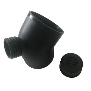 45 Degree Elbow With Cleaning Hole Hdpe Pipe Fittings Fabrication Machines Drainage Fittings