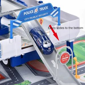 <span class=keywords><strong>Camion</strong></span> de transformation 3 en 1, jouet d'assemblage, robot de déformation, <span class=keywords><strong>camion</strong></span> conteneur avec voiture en alliage et avion, scène de police, jeu - Product Image 4