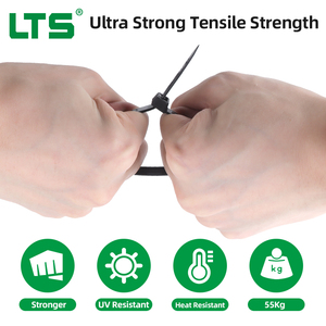 สายรัดเคเบิลไนลอนหนาพิเศษ ทนไฟ ขนาด 7.6x250 มม. แบบล็อคตัวเอง แรงดึงสูง ทนทานต่อการสึกหรอ ป้องกันการเสื่อมสภาพ - Product Image 2