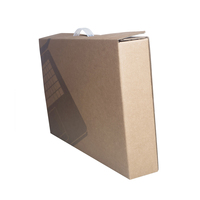 Maßgefertigte Laptop-Versandmappen-Box mit Matt-Laminierung & Prägung Recycelbare Verpackung Individuelles Logo und Größe