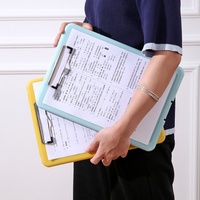 Carpeta de Archivo Multiusos KE'MU A4 de Plástico para Estudiantes, Portapapeles Multifuncional, Caja de Almacenamiento de Papel para Pruebas, Portátil