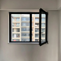 Ventanas Oscilobatientes de Aluminio Directas de Fábrica, Venta al Por Mayor, Tamaño Personalizado para Distribuidores Europeos, Comercio de Importación