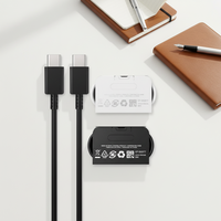 Kabel Pengisian Daya Super Cepat USB C 25W Kualitas Terbaik untuk Samsung 25 45 Watt Colokan US EU Kabel PD Tipe C Kit Adaptor Perjalanan