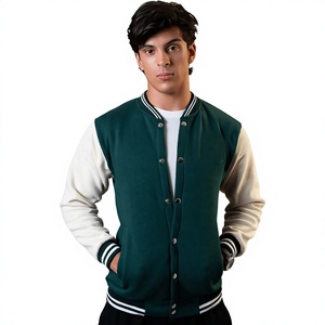Custom <b>Men</b> Letterman <b>Jacket</b> Wool Body Long Sleeves Athletic Style Everyday Wear <b>Men</b> <b>Varsity</b> <b>Bomber</b> <b>Jacket</b> For Online Sale - Product Image 1