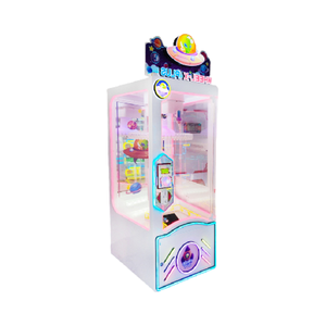 เครื่องเกมอาร์เคดใช้เหรียญโลหะ + อะคริลิก + พลาสติกเครื่องคลิปติดปั้นจั่นคลิปตุ๊กตายอดนิยมใช้ในร่ม - Product Image 1