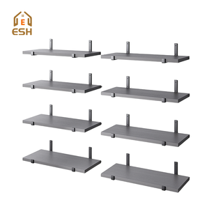 Set of 10 Art Metal Book Living Room <strong>Mounted</strong> Hanging Storage <strong>Cat</strong> Wooden <strong>Wall</strong> Shelf Floating Shelves - Product Image 1