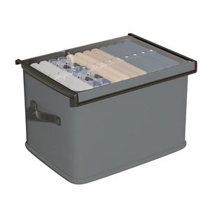 Nouvelle boîte de rangement pliable pour vêtements, organiseur de rangement pour jeans avec couvercle - Product Image 1