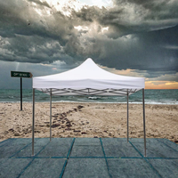 Tente pliante de pavillon pop-up en tissu Oxford 3x3 DJG-3X3 Tengqing sur rail lourd personnalisé en Chine pour les expositions commerciales